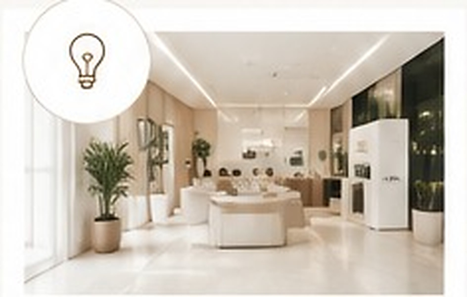 Modern wellness concept interior
