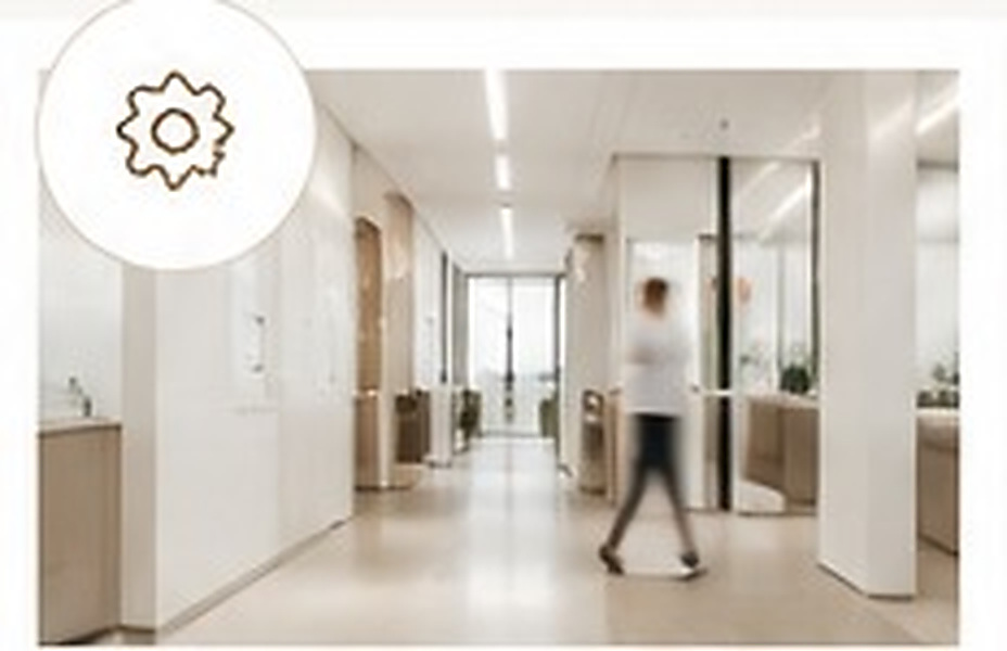 Contemporary multi-site business interior